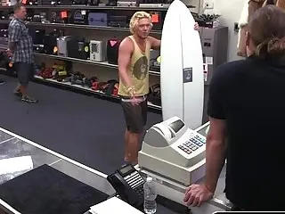 Giving up his ass is the only way this surfer boy will get more money