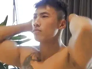 Chinese naked male model - Jiang Yufan