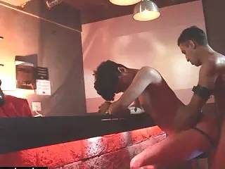 Bar Man Fucks Cute Twink Raw In His Tight Hole