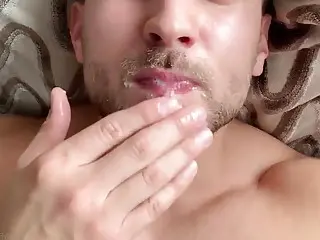 OF - Ryan Yule eating his own cum